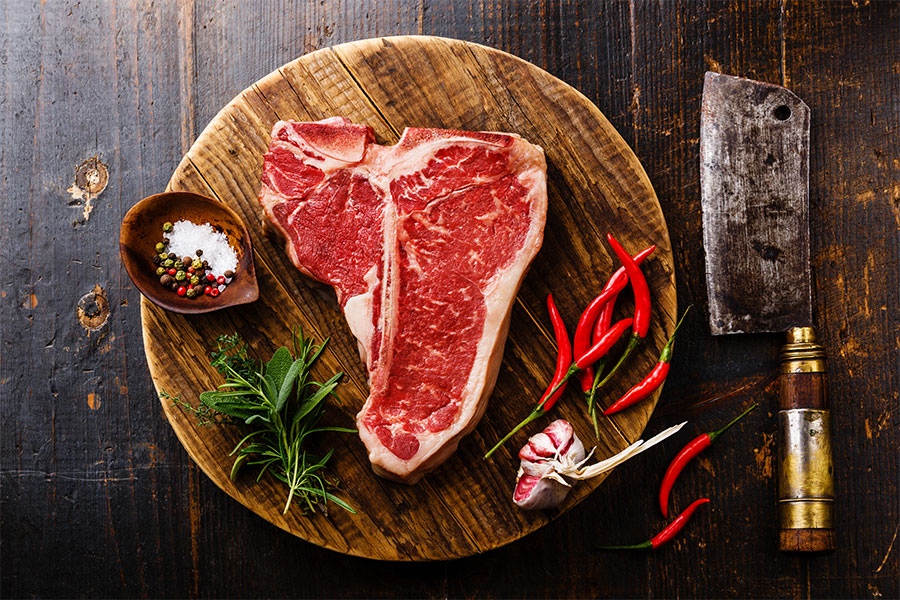 Schiller Fleisch Produkte T Bone Steak Jungbulle