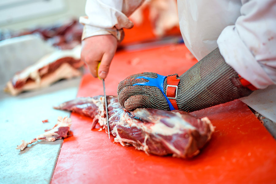 Schiller Fleisch Unternehmen Zuschnitt